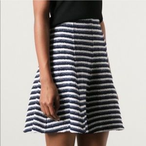 Theory Aline Lyerly Boucle Striped Skirt Sz2